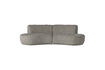 Miniature Half round 4-seater sofa Velvet Sand Melange Batavier 5
