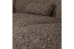 Miniature Half round 6-seater sofa brown melange fabric Batavier 5