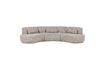 Miniature Half Round 6-Seater Sofa Sand Melange Batavier 4