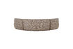Miniature Half round sofa 6-seater light brown melange Batavier 3