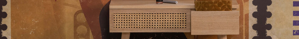 Material Details Hall/Dressing Table 125x70 cm Natural Pine SOOF