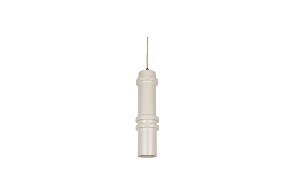 Hängelampe L aus rosa Eisen Duct White Label