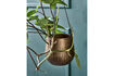 Miniature Hanging Planters (Set of 2) in Golden Aluminium HDPlan 2