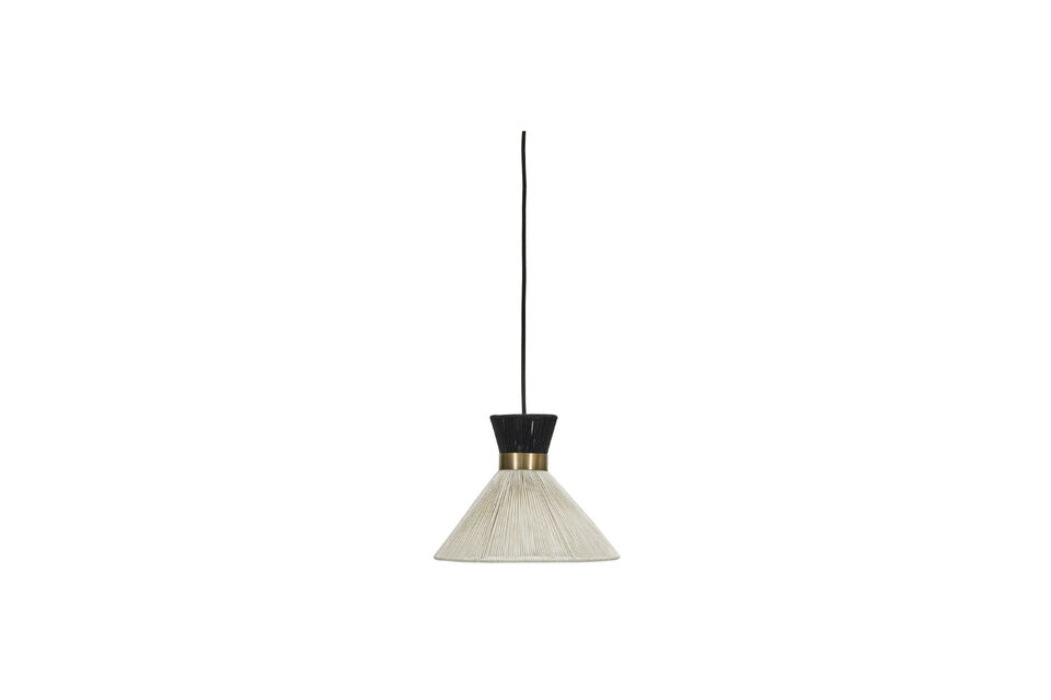 Hanglamp 20 cm IJzer en Messing Zwart HDCord House Doctor