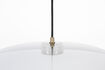 Miniatuur Hanglamp 50 cm van glas goud Float 6