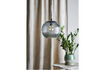 Miniatuur Hanglamp van grijs glas Sybia 2