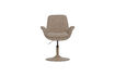 Miniature Height Adjustable Dining Chair Recycled Polyester Sand MARTEN 5