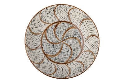 Heikki large brown stoneware bowl