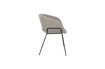 Miniature High armchair in gray fabric Feston 12