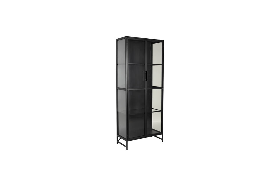 High display cabinet in black iron Rob White Label