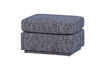 Miniaturansicht Hocker 40x60x50 cm Graublau Lou 1