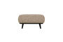 Miniature Hocker 40x80x55 bouclé beige STATEMENT Clipped