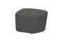 Miniaturansicht Hocker 41x62 cm Bouclé Stahlgrau Lofty ohne jede Grenze