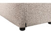 Miniature Hocker 46x91x50 cm woven fabric natural melange BAGGY 4