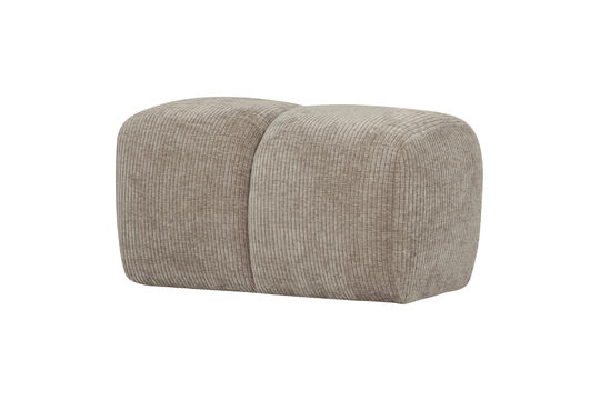 Schauen Sie die Produktbeschreibung an hocker 84x64 cm Rippstoff Dunkelsand Mojo Hocker 84x64 cm Rippstoff Dunkelsand Mojo