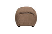Miniaturansicht Hocker 91x50 cm Gewebte Chenille Braun Baggy 4