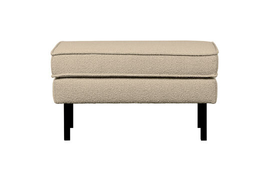 Schauen Sie die Produktbeschreibung an hocker auf Beinen Bouclé Beige RODEO Hocker auf Beinen Bouclé Beige RODEO