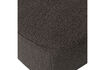 Miniature Hocker Bouclé Brun Lofty 5