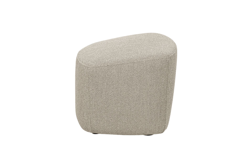 Schöne abgerundete Röcke Mit reichem Bouclé-Stoff ausgestattet Bequemer Fußhocker H 41 cm x B