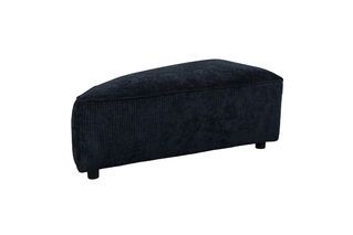 Hocker linkes Element 1-sitzig in blauem Stoff Hunter