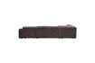 Miniatuur Hoekbank links chenille warmbruin CLOUD 5