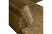 Miniatuur Hoekbank links structuur velvet brass RODEO 5