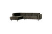 Miniatuur Hoekbank links velvet warmgroen STATEMENT 1