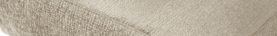 Benadrukte materialen Hoekbank rechts velvet buttermilk Bean