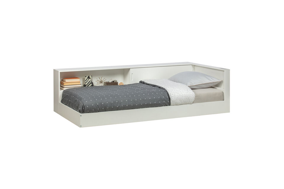 Hoekbed grenen wit CONNECT Woood