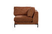 Miniatuur Hoekelement 100x100 cm Chenille Roest Melange COUPLE 3