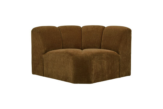 Zie de productbeschrijving hoekelement rond ribstof honinggeel Mojo Hoekelement rond ribstof honinggeel Mojo