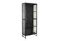 Miniaturansicht Hohe Vitrine aus schwarzem Eisen Rob ohne jede Grenze