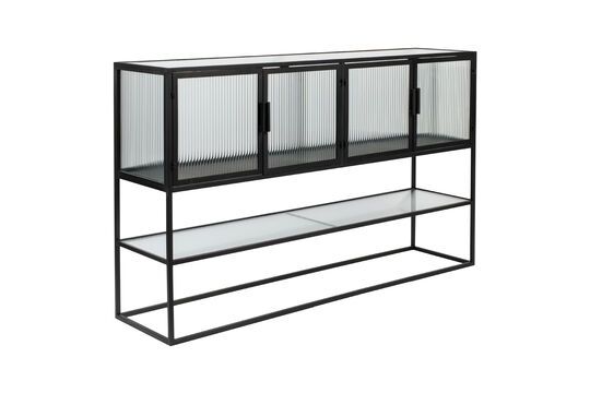 Schauen Sie die Produktbeschreibung an hohes Sideboard aus schwarzem Eisen Boli Hohes Sideboard aus schwarzem Eisen Boli