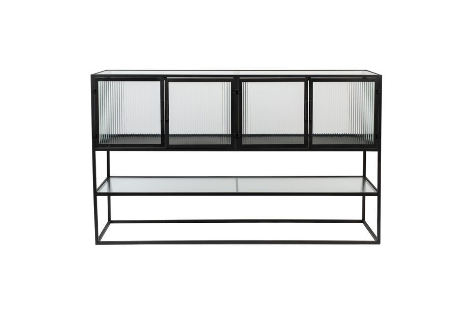 Hohes Sideboard aus schwarzem Eisen Boli - 8