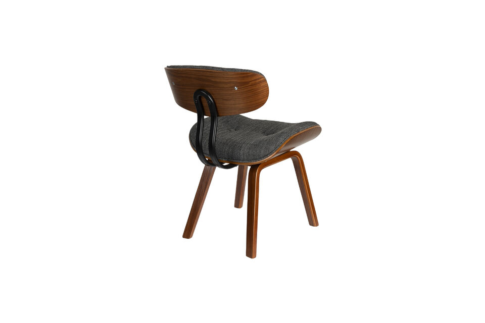 Holzstuhl schwarz Blackwood - 9