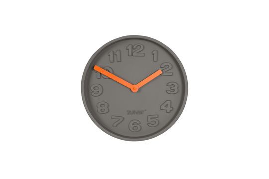 Horloge Concrete Time orange Détouré