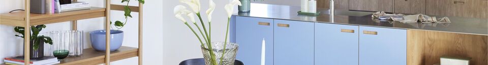 Mise en avant matière Horloge en fer blanc Serene