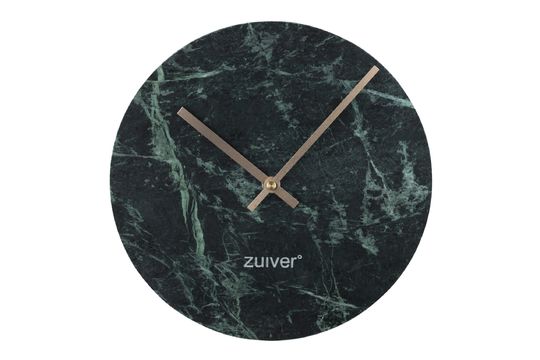 Horloge Time en marbre vert