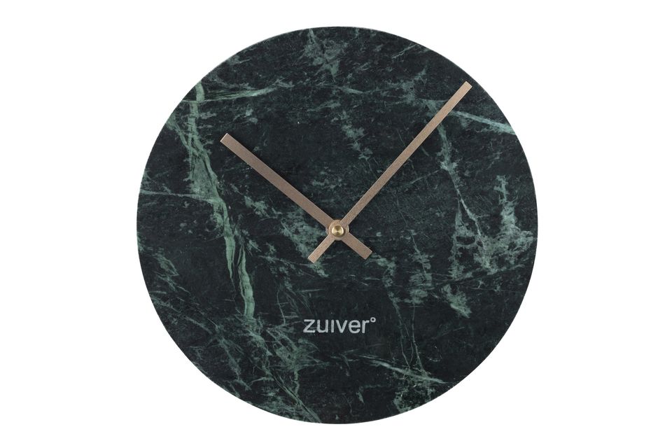 Horloge Time en marbre vert - 4