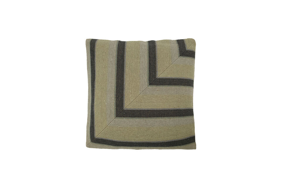 Housse de coussin 50x50 cm en coton beige et gris Canva & Pete House Doctor