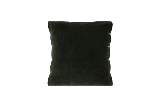 Housse de coussin 50x50 cm velours de coton vert HDVelvet