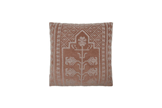 Housse de coussin 50x50 velours camel Edda