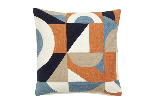 Housse de coussin en coton Geometrique