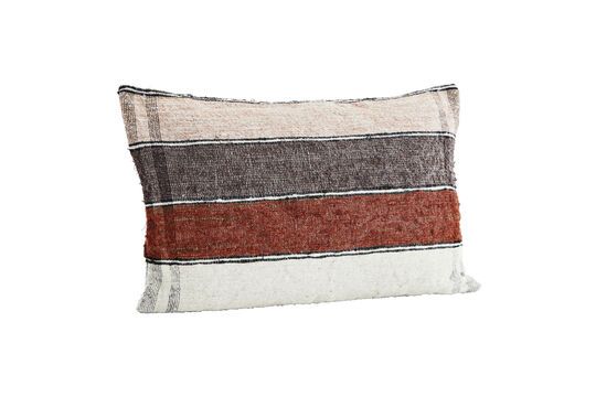 Housse de coussin en soie recyclée multicolore Silked