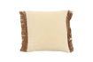 Miniature Housse de coussin en velours Feuchy jaune clair 1