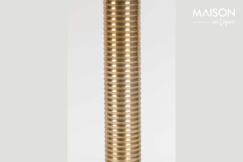 Hypnotising ronde aluminium eettafel in goud - 5