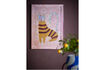 Miniature Illustration with frame 40x56 cm multicolour firwood Missy 2