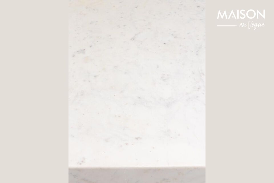 Ilôt de cuisine en bois foncé Blanc - 10
