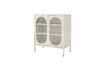 Miniature Iron and Glass Cabinet 80x90 cm Nature Salvo 6
