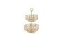 Miniature Iron and natural jute rack Jasket Clipped